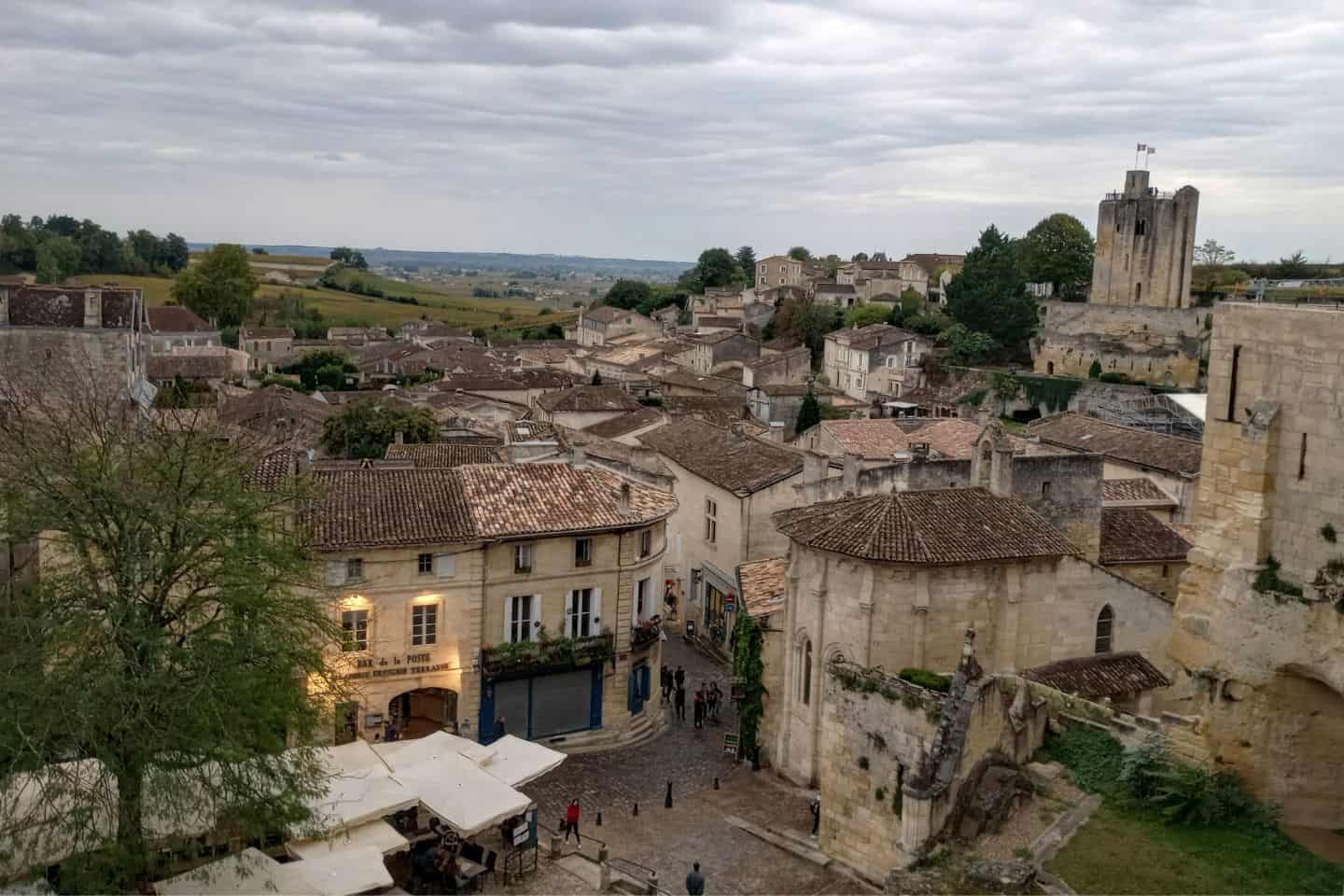 Rooftops of an old French town