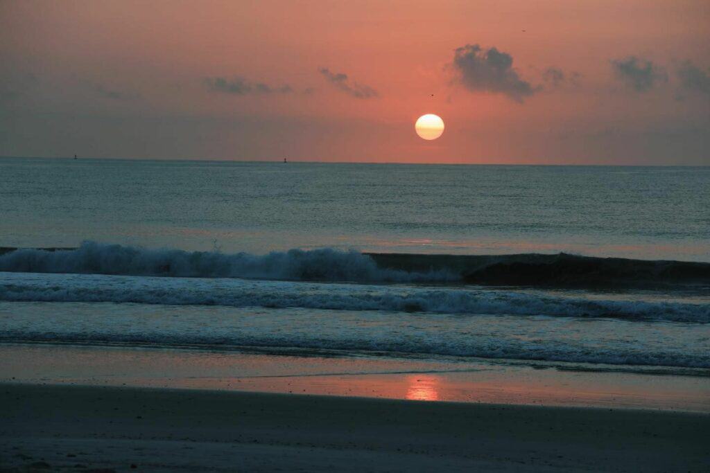 Sunset at the beach