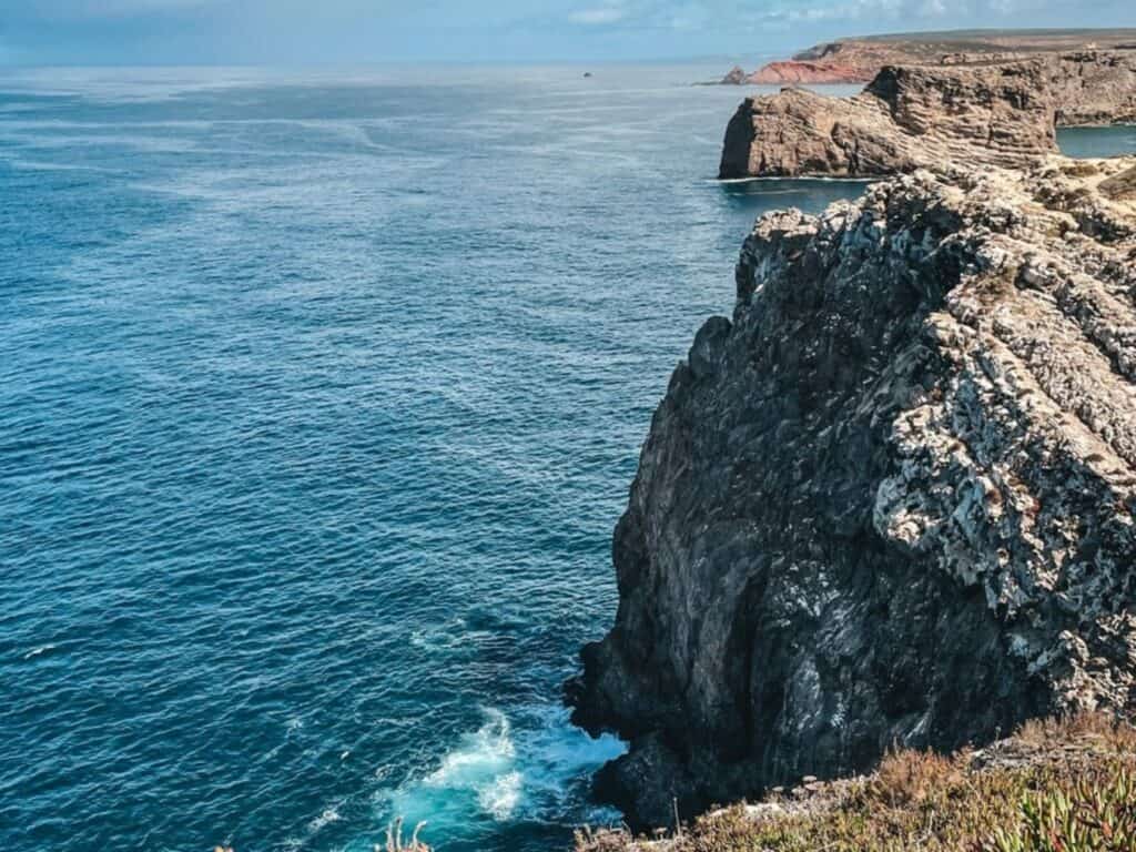 Cliffs next to the ocean