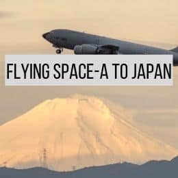 Link to article about flying Space-A to Japan