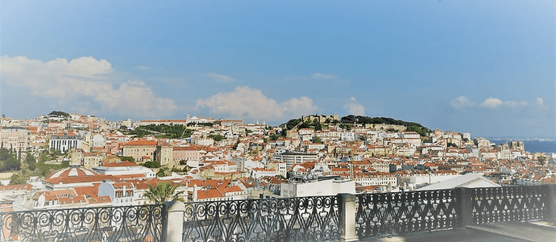 Panoramic view of Lisbon, Portugal